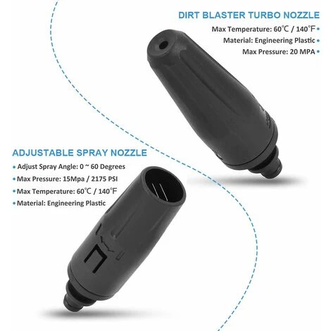 ENLENK Lance, Lance Buse Haute Pression, Lance Vario Power Accessoire Pour Nettoyeurs Haute Pression, Lance De Rechange Pour Nettoyeur Haute Pression Karcher K2-K7 Et Laveuse Haute Pression 6 ENLENK Lance, Lance Buse Haute Pression, Lance Vario Power Accessoire Pour Nettoyeurs Haute Pression, Lance De Rechange Pour Nettoyeur Haute Pression Karcher K2-K7 Et Laveuse Haute Pression – Image 4