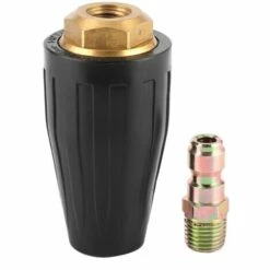 ENLENK Buse De Turbo De Nettoyeur Haute Pression De Voiture 3600PSI, 1/4in Buse De Pulvérisation Rotative Outil De Nettoyage à Connexion Rapide Pour Voiture (2.5 GPM)