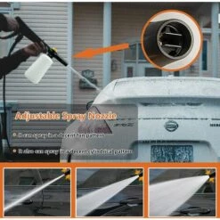 BENOBBY KIDS Canon à Mousse Pour Kärcher,Pistolet à Mousse Bouteille Avec Buse Réglable,Haute Pression à Mousse Lance à Mousse De Neige Compatible Canon à Mousse Pour Kärcher K2 K3 K4 K5 K6 K7, (700ML) -Nettoyeur Haute Pression Soldes 58977739 3