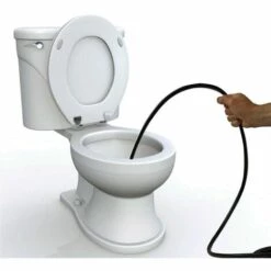 MEDIA WAVE STORE ® Mini Sonde De Purge 15m Déboucheur Haute Pression Et 4 Adaptateurs Anti-pliure -Nettoyeur Haute Pression Soldes 59228007 2