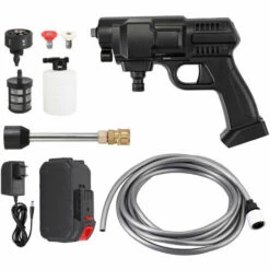 PROSTER Nettoyeur Haute Pression Sans Fil Portable Pistolet Pulvérisateur D'eau Mobile 20v Appareil De Nettoyage -Nettoyeur Haute Pression Soldes 59411206 5