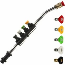 FR-LIFE BR-Vie Rallonge Pour Nettoyeur Haute Pression Avec Adaptateur, Lance De Rechange, Uniquement Compatible Avec Karcher K2, K3, K4, K5, K6, K7, 50 Cm