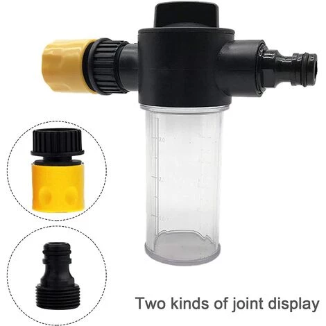 FR-LIFE Pot De Mousse De Pistolet à Eau De Lavage De Voiture,BR-Vie Pot De Mousse Transparent Abs Avec Pulvérisateur Prise D'eau Lavage Voiture Mixte Pour Accessoires Domestique 5 FR-LIFE Pot De Mousse De Pistolet à Eau De Lavage De Voiture,BR-Vie Pot De Mousse Transparent Abs Avec Pulvérisateur Prise D'eau Lavage Voiture Mixte Pour Accessoires Domestique – Image 3