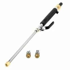 FR-LIFE Tête De Tuyau De Lavage Haute Pression Avec Tige Flexible Amovible BR-Vie Pour Lavage De Voiture, Plantes De Jardin, Arrosage De Vitres