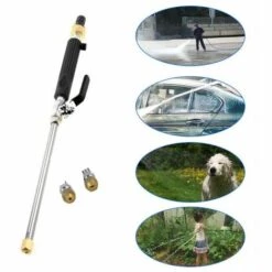 FR-LIFE Tête De Tuyau De Lavage Haute Pression Avec Tige Flexible Amovible BR-Vie Pour Lavage De Voiture, Plantes De Jardin, Arrosage De Vitres -Nettoyeur Haute Pression Soldes 59509087 4