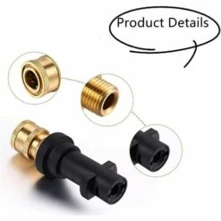 LITZEE 2PCS Adaptateur Pour Pistolet De Lavage Sous Pression, Pour Raccord Rapide 1/4'' Compatible Avec Les Nettoyeurs Haute Pression Karcher/Kärcher K Series K2, K3, K4, K5, K6, K7 9 LITZEE 2PCS Adaptateur Pour Pistolet De Lavage Sous Pression, Pour Raccord Rapide 1/4'' Compatible Avec Les Nettoyeurs Haute Pression Karcher/Kärcher K Series K2, K3, K4, K5, K6, K7 -Nettoyeur Haute Pression Soldes 59692239 3