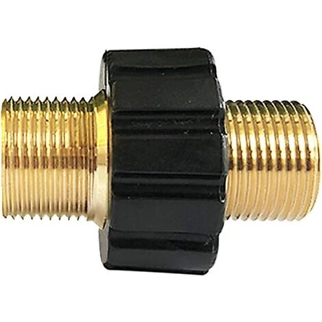 DECKON Raccord Rapide De Tuyau, Adaptateur Pour Nettoyeur Haute Pression à Double Mâle M22 X 1,5 Compatible Avec Karcher, Karcher HD & HDs Nettoyeur Haute Pression Tuyau (14 Mm Diamètre) 3 DECKON Raccord Rapide De Tuyau, Adaptateur Pour Nettoyeur Haute Pression à Double Mâle M22 X 1,5 Compatible Avec Karcher, Karcher HD & HDs Nettoyeur Haute Pression Tuyau (14 Mm Diamètre)