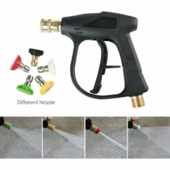 MINKUROW Pistolet Pulvérisateur De Nettoyeur Haute Pression Avec Buses De 5 Couleurs Pour Le Nettoyage Des Voitures. (Raccord M22 5 Pointes De Buse 4000 Psi) 10 MINKUROW Pistolet Pulvérisateur De Nettoyeur Haute Pression Avec Buses De 5 Couleurs Pour Le Nettoyage Des Voitures. (Raccord M22 5 Pointes De Buse 4000 Psi) -Nettoyeur Haute Pression Soldes 60015471 4