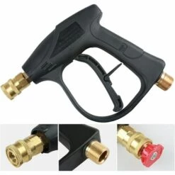 MINKUROW Pistolet Pulvérisateur De Nettoyeur Haute Pression Avec Buses De 5 Couleurs Pour Le Nettoyage Des Voitures. (Raccord M22 5 Pointes De Buse 4000 Psi) 11 MINKUROW Pistolet Pulvérisateur De Nettoyeur Haute Pression Avec Buses De 5 Couleurs Pour Le Nettoyage Des Voitures. (Raccord M22 5 Pointes De Buse 4000 Psi) -Nettoyeur Haute Pression Soldes 60015471 5