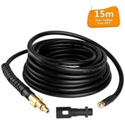 MINKUROW Tuyau De Nettoyage Haute Pression 15M, 160 BAR 2300 PSI Tuyau De Vidange, Comprend Un Adaptateur Pour Karcher K1-K7, Idéal Pour Les Bouchons De Vidange Et Le Nettoyage 8 MINKUROW Tuyau De Nettoyage Haute Pression 15M, 160 BAR 2300 PSI Tuyau De Vidange, Comprend Un Adaptateur Pour Karcher K1-K7, Idéal Pour Les Bouchons De Vidange Et Le Nettoyage -Nettoyeur Haute Pression Soldes 60015780 2