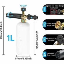 JOORRT Haute Pression à Mousse Lance à Mousse De Neige, Réglable Canon A Mousse -Nettoyeur Haute Pression Soldes 60186551 5