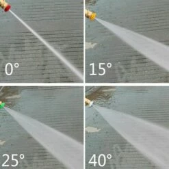 OUSUDELA Embouts De Buse De Pulvérisation Pour Laveuse à Pression, Connexion Rapide 1/4 Degrés, Pièces De Nettoyeur Haute Pression à Plusieurs Degrés -Nettoyeur Haute Pression Soldes 60209363 5