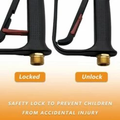 READCLY Pistolet De Lavage Haute Pression 4000 PSI Avec 5 Embouts De Buse D'eau, Pistolet De Nettoyage De Pistolet De Lavage De Voiture Pour Nettoyage De Voiture -Nettoyeur Haute Pression Soldes 60215843 5