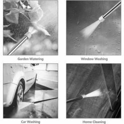MODOU Pistolet à Eau Haute Pression Avec 3 Buses à Jet, Buse De Tuyau Laveuse à Pression 20MPA Baguette Rondelle De Puissance De Jet Pour Voiture Maison Jardin Vitre De Nettoyage De Vitre -Nettoyeur Haute Pression Soldes 60285654 2