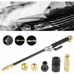 MODOU Pistolet à Eau Haute Pression Avec 3 Buses à Jet, Buse De Tuyau Laveuse à Pression 20MPA Baguette Rondelle De Puissance De Jet Pour Voiture Maison Jardin Vitre De Nettoyage De Vitre -Nettoyeur Haute Pression Soldes 60285654 3