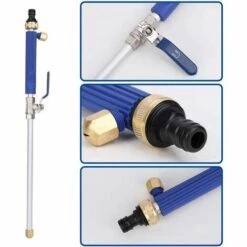 DKSFJKL Pistolet à Eau à Haute Pression En Alliage D'aluminium, Pulvérisation De Rondelle Nettoyante Puissante, Outil De Nettoyage De Buse -Nettoyeur Haute Pression Soldes 60398214 4