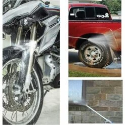 DKSFJKL Pistolet D'arrosage De Jardin,Pulvérisateur De Pistolet à Eau Haute Pression,Douchette De Jardin Pour Arroser Les Plantes Ou Les Pelouses, Nettoyer Les Animaux Domestiques, Nettoyer Les Fenêtres -Nettoyeur Haute Pression Soldes 60399367 5