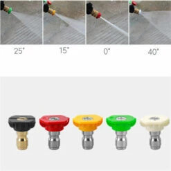 HAPPYSHOPPING Pistolet à Mousse Haute Pression, Kit De 5 Raccords Pour Pistolet à Mousse Pour Le Lavage Des Voitures. - Kit De 5 Raccords Pour Pistolet à Mousse Pour Le Lavage Des Voitures. -Nettoyeur Haute Pression Soldes 60476022 5