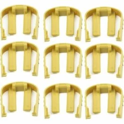 AOUGO Lot De 9 Accessoires Jaunes Pour Nettoyeur Haute Pression Karcher K2 - Clip C De Rechange Pour Nettoyeur Haute Pression - Pour Voiture Et Maison