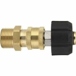 AOUGO M22-14 Ensemble D'adaptateurs Pour Nettoyeur Haute Pression, Adaptateurs Pivotants 3/8 à Connexion Rapide, Pistolet à Eau Haute Pression Mâle, Kit De Raccord De Tuyau D'arrosage -Nettoyeur Haute Pression Soldes 60578574 5