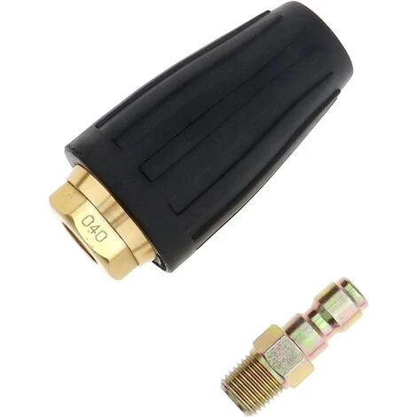 AOUGO 3000 PSI - Buse Rotative Turbo Pour Nettoyeur Haute Pression - Connexion Rapide - 040 4 AOUGO 3000 PSI - Buse Rotative Turbo Pour Nettoyeur Haute Pression - Connexion Rapide - 040 – Image 2