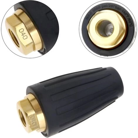 AOUGO 3000 PSI - Buse Rotative Turbo Pour Nettoyeur Haute Pression - Connexion Rapide - 040 5 AOUGO 3000 PSI - Buse Rotative Turbo Pour Nettoyeur Haute Pression - Connexion Rapide - 040 – Image 3