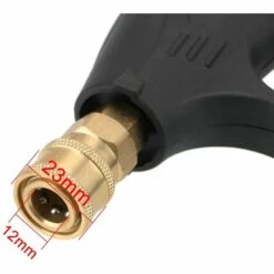 QERSTA Pistolet à Mousse Pour La Neige, Avec 5 Buses De Pulvérisation De Savon 14mm, Prise M22 1/4 Pouces à Dégagement Rapide -Nettoyeur Haute Pression Soldes 61062501 3
