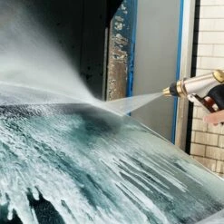 QERSTA Pistolet à Mousse Pour La Neige, Avec 5 Buses De Pulvérisation De Savon 14mm, Prise M22 1/4 Pouces à Dégagement Rapide -Nettoyeur Haute Pression Soldes 61062501 5