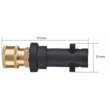 QERSTA Adaptateur De Pistolet De Lavage à Pression Pour Série Karcher K, Raccord à Connexion Rapide De 1/4 Pouces Avec Pointe De Buse 6 QERSTA Adaptateur De Pistolet De Lavage à Pression Pour Série Karcher K, Raccord à Connexion Rapide De 1/4 Pouces Avec Pointe De Buse – Image 4
