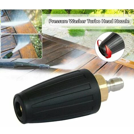 NAXUNNN Buse Rotative Haute Pression, Embouts De Buse Rotative Turbo De 3600 Lb / Po2, Buses De Nettoyeurs Haute Pression Rotative à Raccord Rapide 1/4 Pour Les Nettoyeurs Haute Pression à Eau Froide (040) 4 NAXUNNN Buse Rotative Haute Pression, Embouts De Buse Rotative Turbo De 3600 Lb / Po2, Buses De Nettoyeurs Haute Pression Rotative à Raccord Rapide 1/4 Pour Les Nettoyeurs Haute Pression à Eau Froide (040) – Image 2