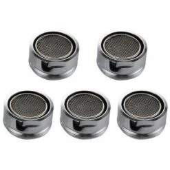 DONTODENT Aérateur De Robinet 24 Mm Fil Extérieur Coque En Plastique Intérieur En Plastique, 5 Pièces Accessoires De Robinet Filtre Diffuseur Crépine De Robinet Avec Joint Pour Cuisine Et Salle De Bain