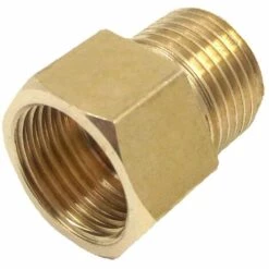 FONTAINEBLEAU Coupleur De Nettoyeur Haute Pression En Laiton, Métrique M22 15 Mm Mâle Vers M22 14/15 Mm Femelle Filetage Interne Adaptateur De Tuyau，une Pièce，Or，Fonepro