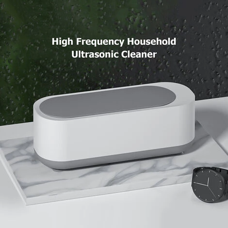 SUPERSELLER Nettoyeur à Ultrasons Haute Fréquence Ménage Mini Portable Machine De Nettoyage à Vibrations Ultrasoniques Pour Bijoux Lunettes Brosse à Dents Brosse Cosmétique - Blanc - Blanc 6 SUPERSELLER Nettoyeur à Ultrasons Haute Fréquence Ménage Mini Portable Machine De Nettoyage à Vibrations Ultrasoniques Pour Bijoux Lunettes Brosse à Dents Brosse Cosmétique - Blanc - Blanc – Image 4