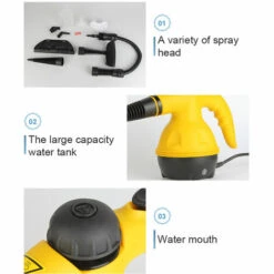 SUPERSELLER Nettoyeur à Vapeur à Haute Température Domestique 1000W Machine De Nettoyage Pour Climatiseur Voiture Cuisine Carrelage Sols - Multicolore - Multicolore -Nettoyeur Haute Pression Soldes 63065672 5