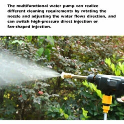 TANCYCO Pompe à Eau De Lavage De Voiture Sans Fil Pompe à Eau De Lavage De Voiture à Haute Pression Portable électrique Domestique Outils De Machine à Laver De Voiture Batterie Au Lithium Rechargeable Outils De Lavage De Voiture (12.0V) -Nettoyeur Haute Pression Soldes 63706950 3
