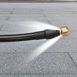 Randaco Tuyau Pour Nettoyeur Haute Pression Tuyau Déboucheur Flexible Noir Nettoyage De 15m - Noir -Nettoyeur Haute Pression Soldes 63763126 2