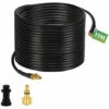 VINGO Tuyau Pour Nettoyeur Haute Pression Tuyau Déboucheur Flexible Noir Nettoyage De 15m - Noir -Nettoyeur Haute Pression Soldes 63765011 1