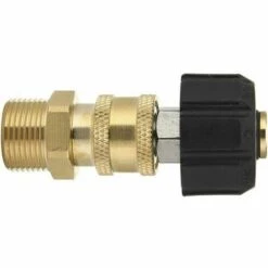 SINCèREETALI M22-14 Ensemble D'adaptateurs Pour Nettoyeur Haute Pression, Adaptateurs Pivotants 3/8 à Connexion Rapide, Pistolet à Eau Haute Pression Mâle, Kit De Raccord De Tuyau D'arrosage -Nettoyeur Haute Pression Soldes 63818593 5