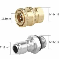 SINCèREETALI Connecteurs De Buse De Pulvérisateur Haute Pression, Filetage M14, Connecteur Rapide 1/4, Pièces De Raccordement De Tuyau, Connecteurs De Bouteille En Mousse De Neige 10 SINCèREETALI Connecteurs De Buse De Pulvérisateur Haute Pression, Filetage M14, Connecteur Rapide 1/4, Pièces De Raccordement De Tuyau, Connecteurs De Bouteille En Mousse De Neige -Nettoyeur Haute Pression Soldes 63818735 4