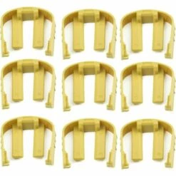 SINCèREETALI Lot De 9 Accessoires Jaunes Pour Nettoyeur Haute Pression Karcher K2 - Clip C De Rechange Pour Nettoyeur Haute Pression - Pour Voiture Et Maison