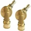 SINCèREETALI Lot De 2 Coupleurs Pivotants En Laiton | Adaptateurs Pour Bus De Nettoyeur Haute Pression, Déconnexion Rapide 6,35 Mm, 240 Degrés, 7 Angles Réglables, 4500 PSI -Nettoyeur Haute Pression Soldes 63821045 1