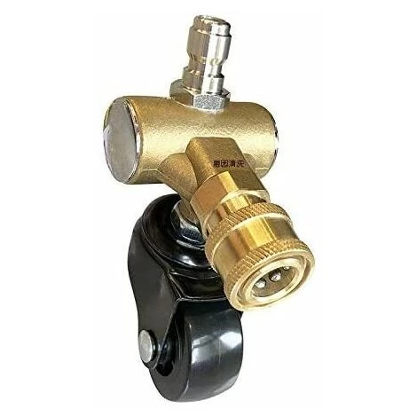 SINCèREETALI Coupleur Pivotant En Laiton | Adaptateur Pour Nettoyeur Haute Pression Avec Roue Rotative, Déconnexion Rapide 6,35 Mm, 4000 PSI 7 SINCèREETALI Coupleur Pivotant En Laiton | Adaptateur Pour Nettoyeur Haute Pression Avec Roue Rotative, Déconnexion Rapide 6,35 Mm, 4000 PSI – Image 5