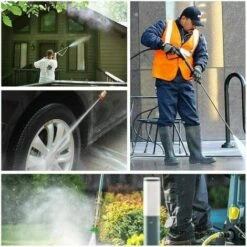 SINCèREETALI Buse Turbo Pour Nettoyeur Haute Pression, Buse Rotative Et 7 Embouts, Raccord Rapide 1/4 Pouce, 4000 PSI -Nettoyeur Haute Pression Soldes 63821535 5