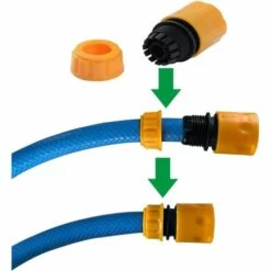 PERLE RARE Embout Tuyau Arrosage 10pcs, Embout Tuyau D'Arrosage, Jardin En Plastique Raccords D'Arrosage Rapides, Raccord Arrosage, Embout Arrosage, Raccord Tuyau, Jardin Raccords D'Arrosage Rapides -Nettoyeur Haute Pression Soldes 63825637 4