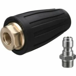 Pistolet à Eau Pour Nettoyage Voiture, Nettoyeur Haute Pression Buse Turbine(Buse Rotative Noire + Buse Cinq Couleurs)GroupM 10 Pistolet à Eau Pour Nettoyage Voiture, Nettoyeur Haute Pression Buse Turbine(Buse Rotative Noire + Buse Cinq Couleurs)GroupM -Nettoyeur Haute Pression Soldes 63890850 4