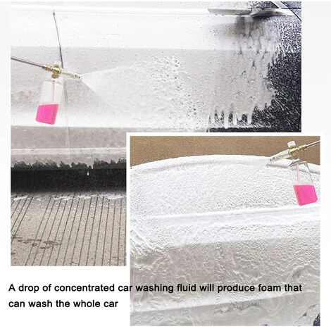 ASUPERMALL Générateur De Mousse, Cartouche En Laiton + Corps En PA, Bidon De Mousse Pour Lavage Domestique à Haute Pression, Bidon En PA Blanc - Bidon En PA Blanc 6 ASUPERMALL Générateur De Mousse, Cartouche En Laiton + Corps En PA, Bidon De Mousse Pour Lavage Domestique à Haute Pression, Bidon En PA Blanc - Bidon En PA Blanc – Image 4