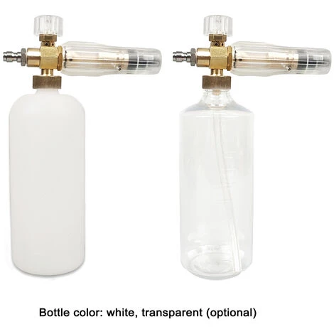 ASUPERMALL Générateur De Mousse, Cartouche En Laiton + Corps En PA, Bidon De Mousse Pour Lavage Domestique à Haute Pression, Bidon En PA Blanc - Bidon En PA Blanc 7 ASUPERMALL Générateur De Mousse, Cartouche En Laiton + Corps En PA, Bidon De Mousse Pour Lavage Domestique à Haute Pression, Bidon En PA Blanc - Bidon En PA Blanc – Image 5