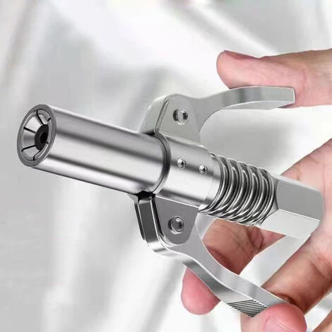 SUPERSELLER Buse De Machine à Graisse Pneumatique électrique Manuelle Type D'engrenage Buse De Graisse Haute Pression Pince De Verrouillage à Double Poignée Buse De Machine à Graisse Pour Buses M6 M-8 M-10 M12 - Poignée Argentée Et Sans Tuyau 5 SUPERSELLER Buse De Machine à Graisse Pneumatique électrique Manuelle Type D'engrenage Buse De Graisse Haute Pression Pince De Verrouillage à Double Poignée Buse De Machine à Graisse Pour Buses M6 M-8 M-10 M12 - Poignée Argentée Et Sans Tuyau – Image 3