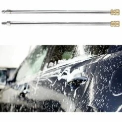 DECKON Lot De 2 Rallonges De Nettoyeur Haute Pression, 30,5 Cm, 4000 Psi, Pour Nettoyeur Haute Pression, Pistolet, Machine De Nettoyage Avec Connexion Rapide 1/4 -Nettoyeur Haute Pression Soldes 63951390 3