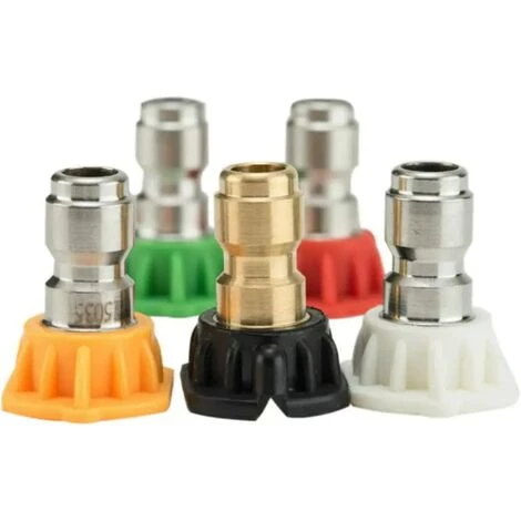 AOUGO Kit Universel De 5 Buses De Nettoyeur Haute Pression à Gaz - 4000 PSI - Connexion Rapide 5 AOUGO Kit Universel De 5 Buses De Nettoyeur Haute Pression à Gaz - 4000 PSI - Connexion Rapide – Image 3